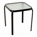 Letright Industrial Letright Industrial 270231 16 in. Four Seasons Sunny Glass Square Table 270231